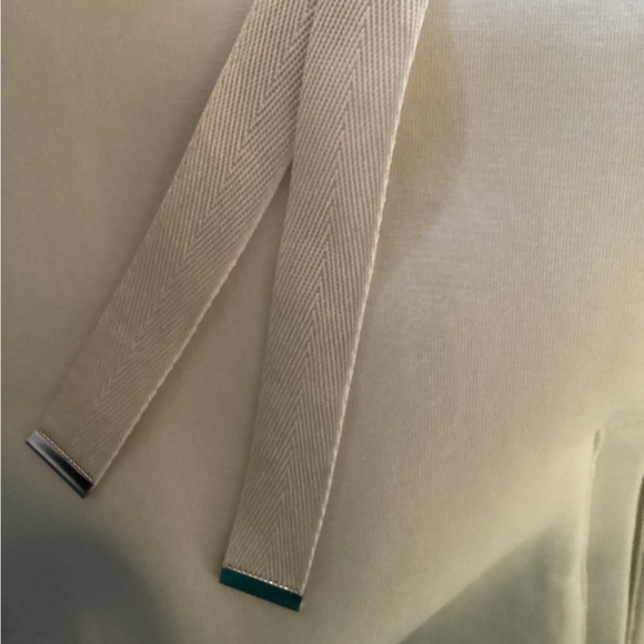 SCUBA KNIT BY BANANA REPUBLIC NWT SWEATSHIRT-JACKET HOODIE POCKETS CREAM WHITE M - Picture 7 of 15